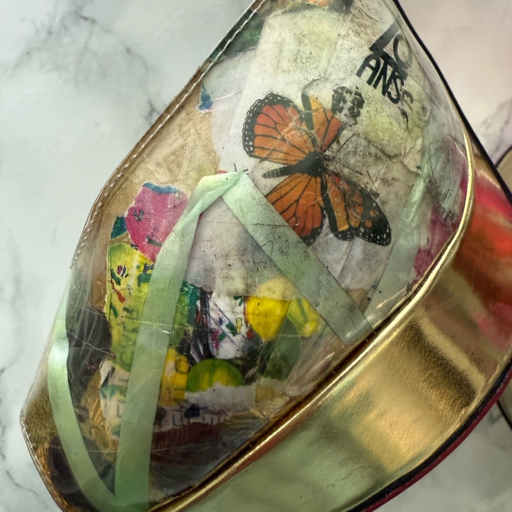 Christian Louboutin Artistic “Trash” Multicolor Heels - Picture 8 of 16
